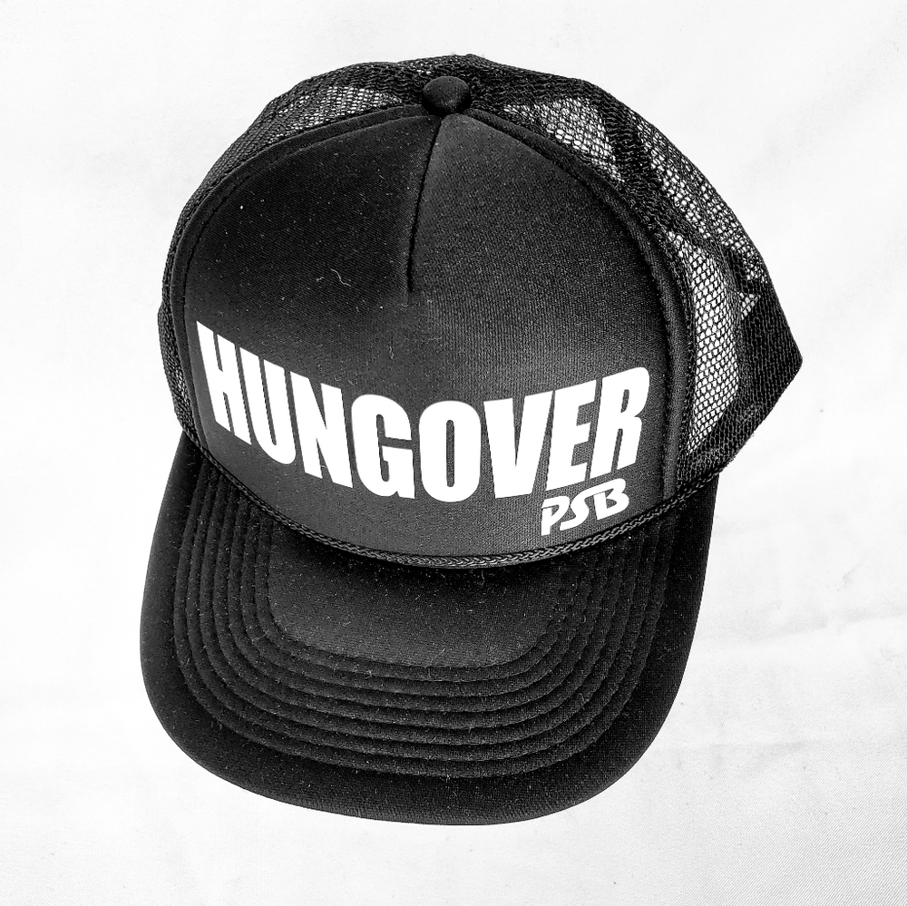 NWT Hungover Black Trucker Hat